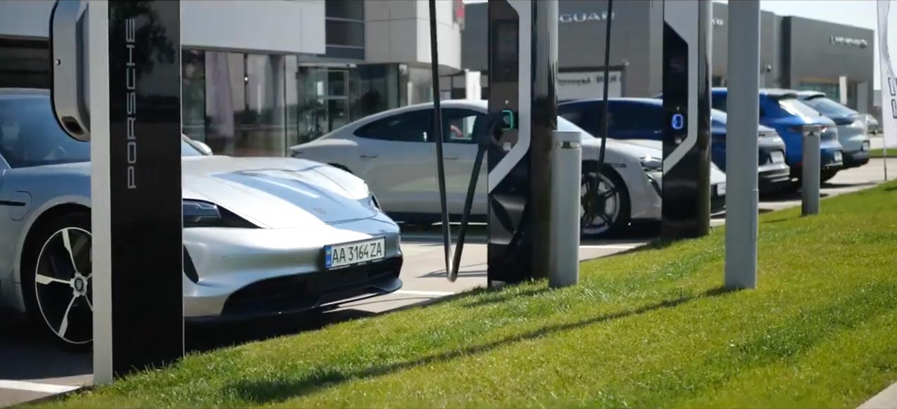 Successfully implementation of the highest-speed Porsche Charge Box electric charging station in Ukraine